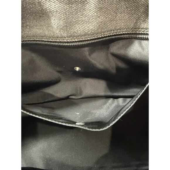 Christian Dior Black Denim Patent Perforated Cannage Satchel! With Charm! - Picture 16 of 16